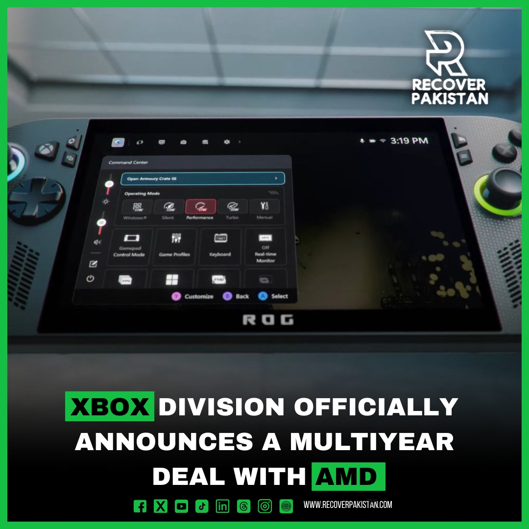 Xbox Division Officially Announces a Multiyear Deal with AMD