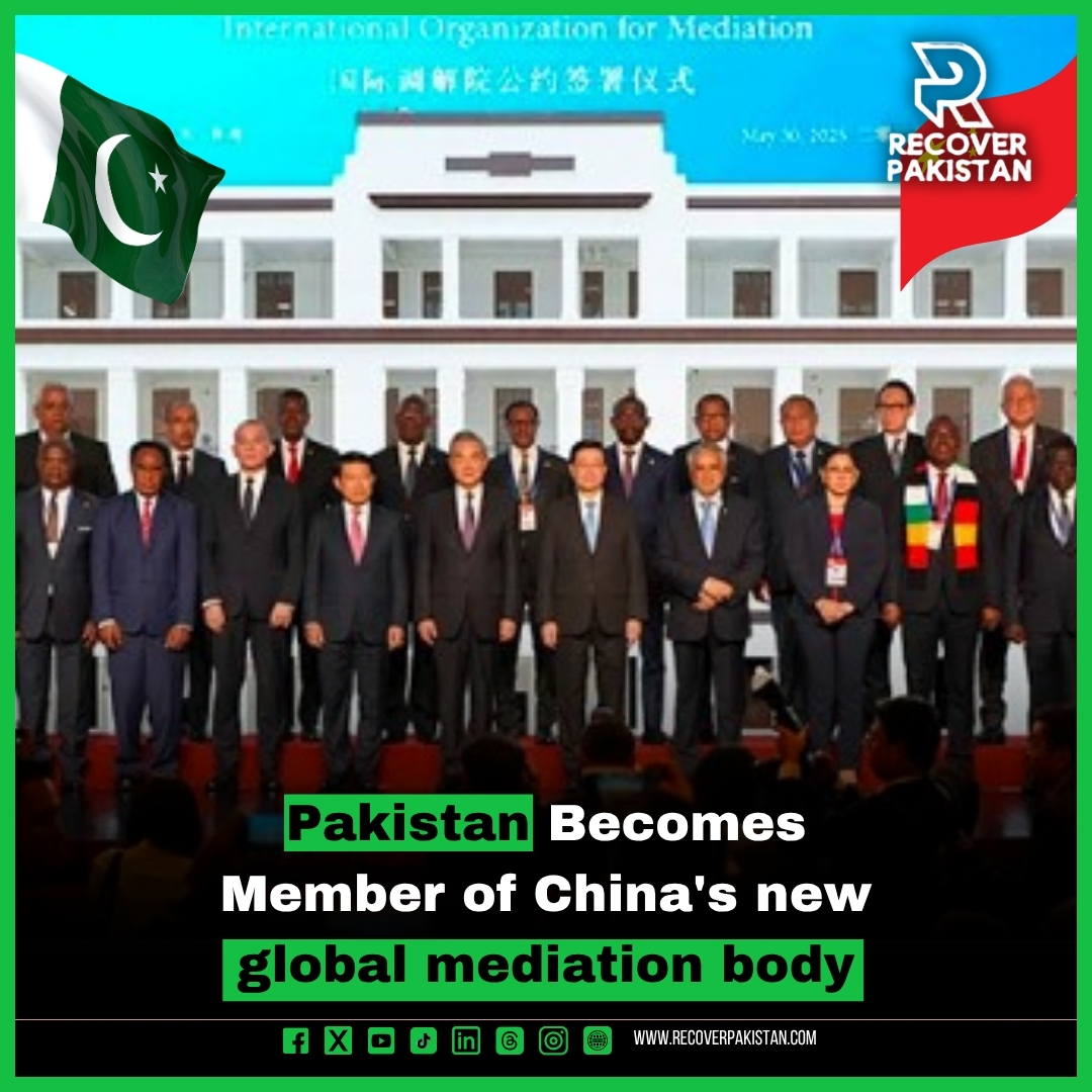 Pakistan Becomes Member of China's new global mediation body