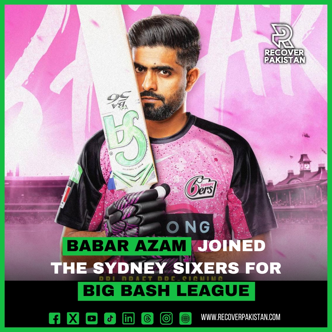 Babar Azam  joined the Sydney Sixers for Big Bash League