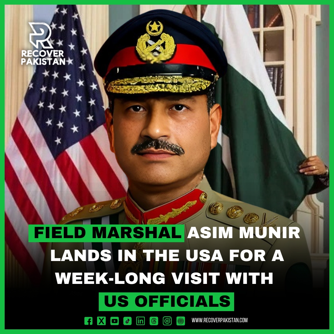 Field Marshal Asim Munir Lands in the USA for a Week-Long Visit with US Officials